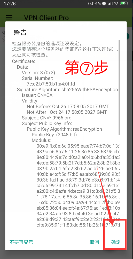 安卓SSTP设置教程示意图8